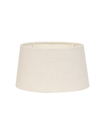 Cone lampshade in ivory fabric 21x17xh12cm
