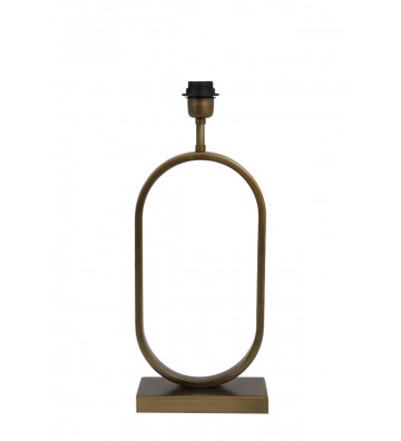 Oval lamp base in bronze metal H45cm - light and living - nardini forniture