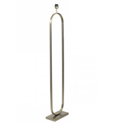 Floor lamp in oval gold metal H142cm - light and living - nardini forniture