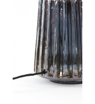 Lampada da tavolo in vetro specchiato 18xH32cm - light and living - nardini forniture