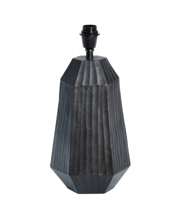Lampada da tavolo in metallo nero opaco H45cm - light and living - nardini forniture