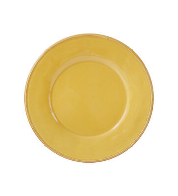 Constance yellow plate Ø28,5cm - Cote table - Nardini Forniture