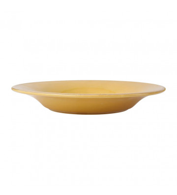 Constance soup plate yellow Ø27cm - Cote table - Nardini Forniture