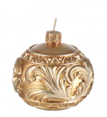 Christmas ball golden candle 9,5cm - the black goose - nardini forniture