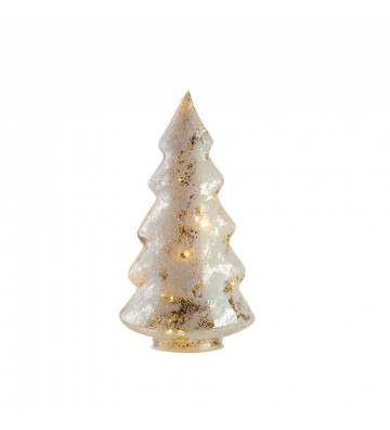 Decorative glass Christmas tree with led 28cm - l black goose - nardini forniture