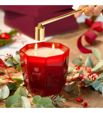 Gift Box Candle Rosso Nobile 550gr + Flash hider - dr vranjes - nardini forniture