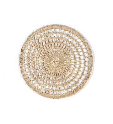 PLACEMAT IN BRAIDED NATURAL RATTAN Ø35CM
