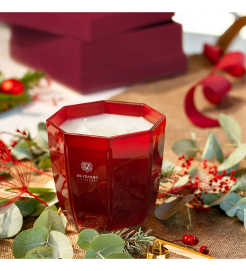 Noble red candle gift box 200gr Christmas Edition - dr vranjes - nardini forniture
