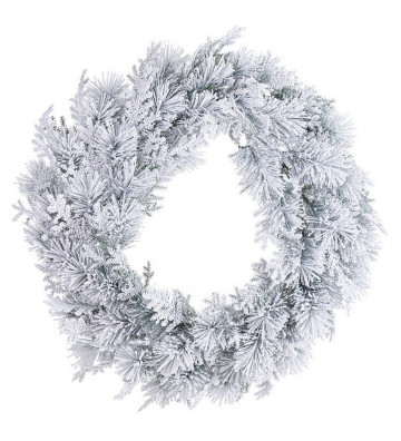 Artificial Christmas garland with snow 80cm - nardini forniture