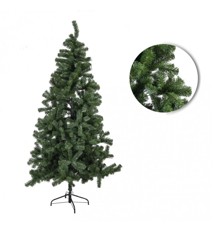 Artificial Christmas tree green 859 branches 122xH210cm - nardini forniture