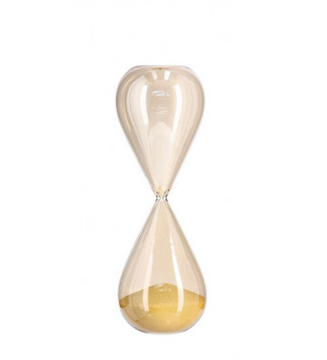 Hourglass in iridescent gold glass 12xH39cm - nardini forniture