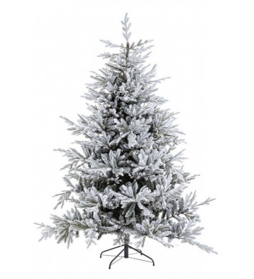 Snow-covered christmas tree h210cm - 3144 branches - nardini forniture