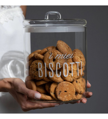Glass jar with lid "My cookies" - nardini forniture