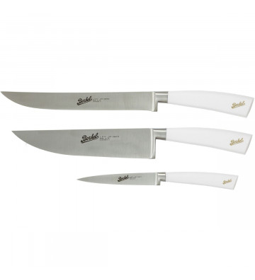 Ceppo Berkel set 3 coltelli elegance bianco - nardini forniture