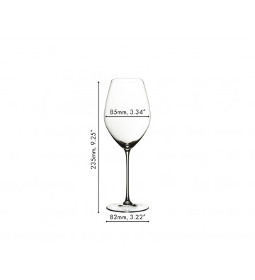 Champagne Veritas goblet in transparent glass - Riedel - Nardini supplies