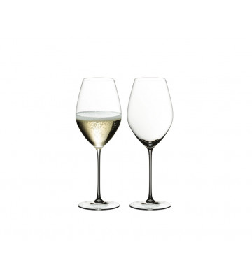 Champagne Veritas goblet in transparent glass - Riedel - Nardini supplies