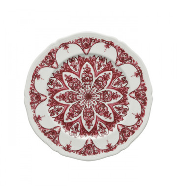 Vassoio in ceramica babele rosso 31cm - Richard Ginori - Nardini Forniture