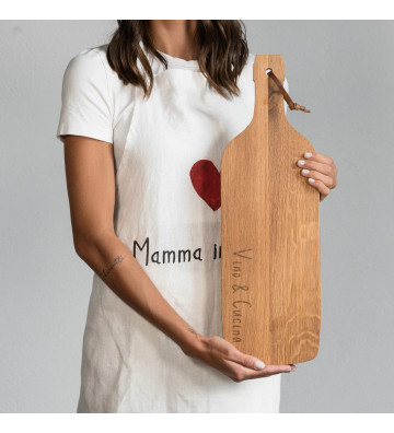 "Wine and Kitchen" wooden chopping board