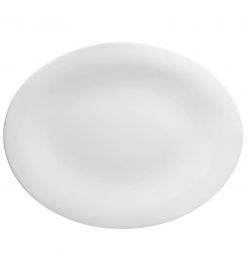 Piatto ovale a servire bone china bianco 36cm - sambonet - nardini forniture