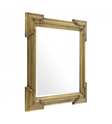 Specchio quadrato in ottone anticato 107cm - eichholtz - nardini forniture