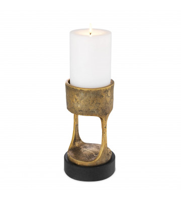 Porta candela bologna in ottone - eichholtz - nardini forniture