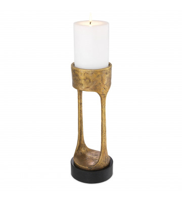 Porta candela Bologna alto in ottone - eichholtz - nardini forniture