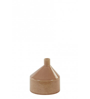 Vaso in ceramica rosa antico 16x18,5cm - light and living - nardini forniture
