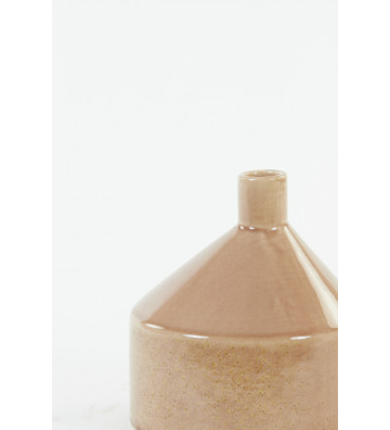 Vaso in ceramica rosa antico 16x18,5cm - light and living - nardini forniture