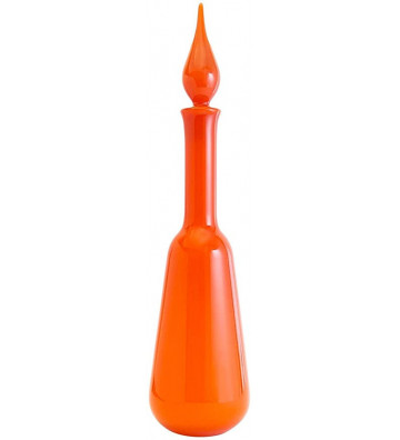 Pop Orange Glass decanter vase