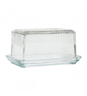 Clear glass bowl