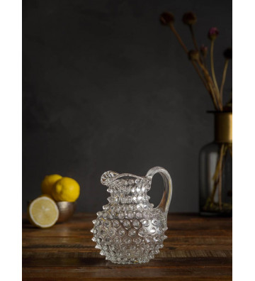 Small glass jug transparent...