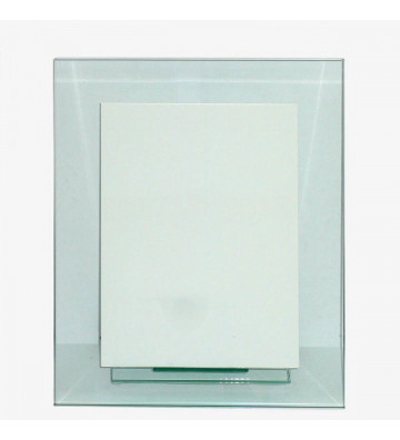 Cornice foto in vetro trasparente 13x18cm - nardini forniture
