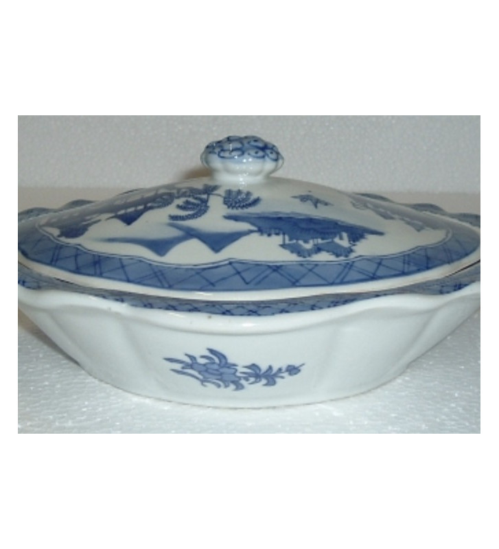 Atkinson Jones ceramica porcellana cinese con Coperchio Zuppiera/che servono Dish Narcisi 