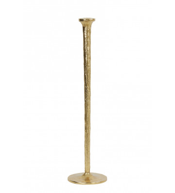 Porta candela singolo in metallo oro h49cm - light and living - nardini forniture