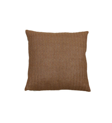 Square cushion in brown...