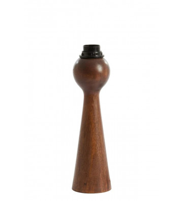 Wooden round lamp h33cm