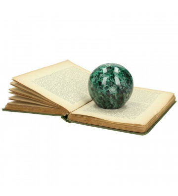 Green Ball Paperweight 8x8x8cm