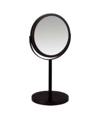 Specchio da appoggio ingranditore nero opaco x5 - andrea house - nardini forniture