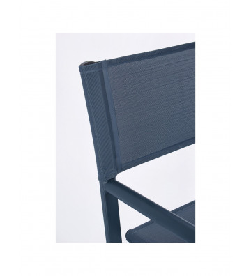 Sedia regista in alluminio blu navy - nardini forniture