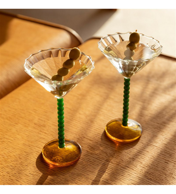 Bicchieri da Cocktail Particolari Design in Vetro Colorato