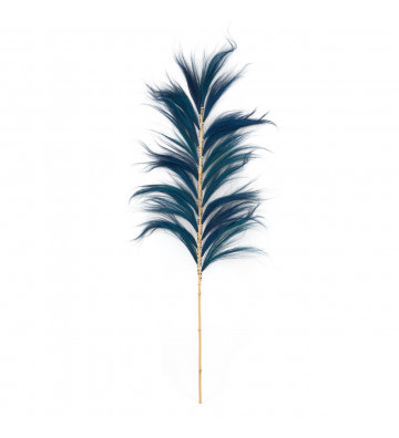 Ramo di bambù in fibra naturale blu 190cm - nardini forniture