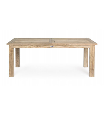 Montevideo extendable dining table in recycled teak for outdoor