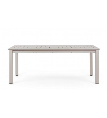 Tavolo da pranzo allungabile per esterno grigio chiaro 200/300x110cm - nardini forniture