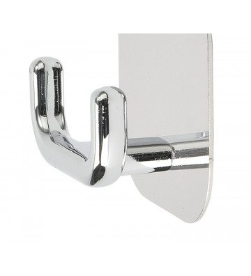 Silver stainless steel clothes hanger