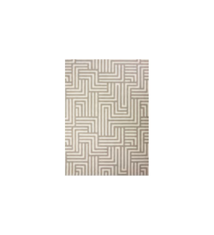 Tappeto da esterno 90x150 cm con fantasia animalier tonalità beige e bianco