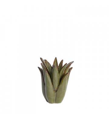 Porta tealight in ceramica verde cactus 16cm - light and living - nardini foniture