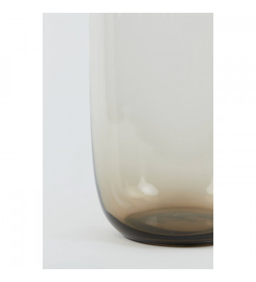 Vaso classico in vetro semi-trasparente beige 70cm - light and living - nardini forniture