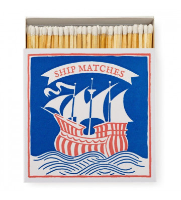 Scatola di fiammiferi "Ship Matches" 100 pz - The Archivist - Nardini Forniture