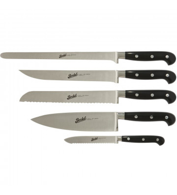 Set 5 coltelli chef nero modello Adhoc - Berkel - Nardini Forniture