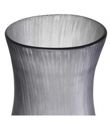 Vaso alto in vetro satinato grigio 37cm - eichholtz - nardini forniture